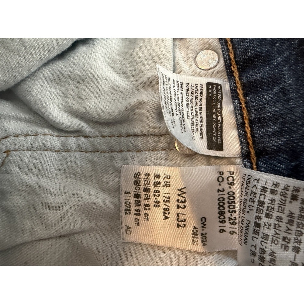 LEVI STRAUSS STYLE 505 W32 X L32 MENS BLUE JEANS - Picture 6 of 8